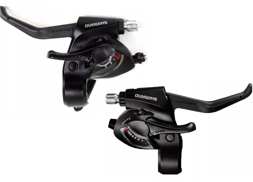Shimano klamkomanetki St- EF41 3x7 komplet Black