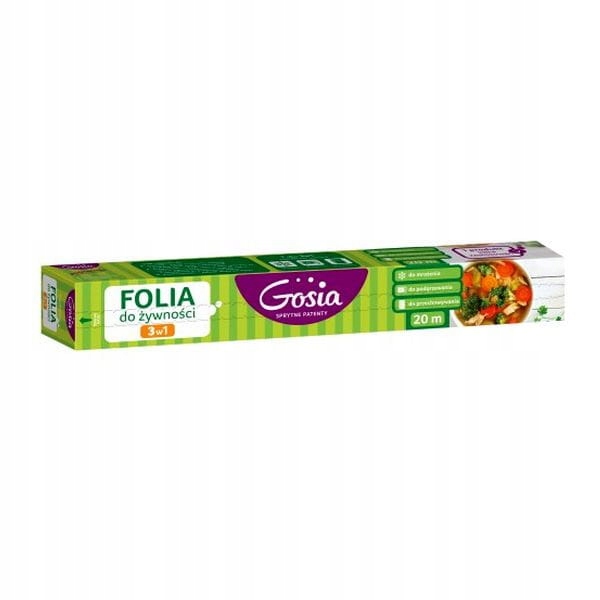 

Gosia Folia do żywności 3w1 z nożykiem 20m