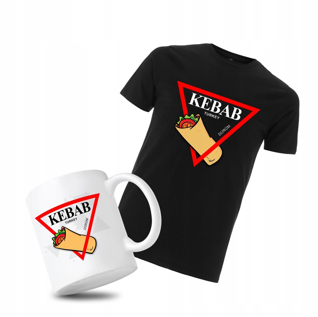 

Zestaw Męski Koszulka Kubek Jedzenie r.XL
