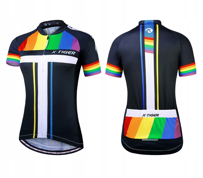 KOSZULKA ROWEROWA KOLARSKA ODDYCHAJĄCA DOPASOWANA Marka X-Tiger