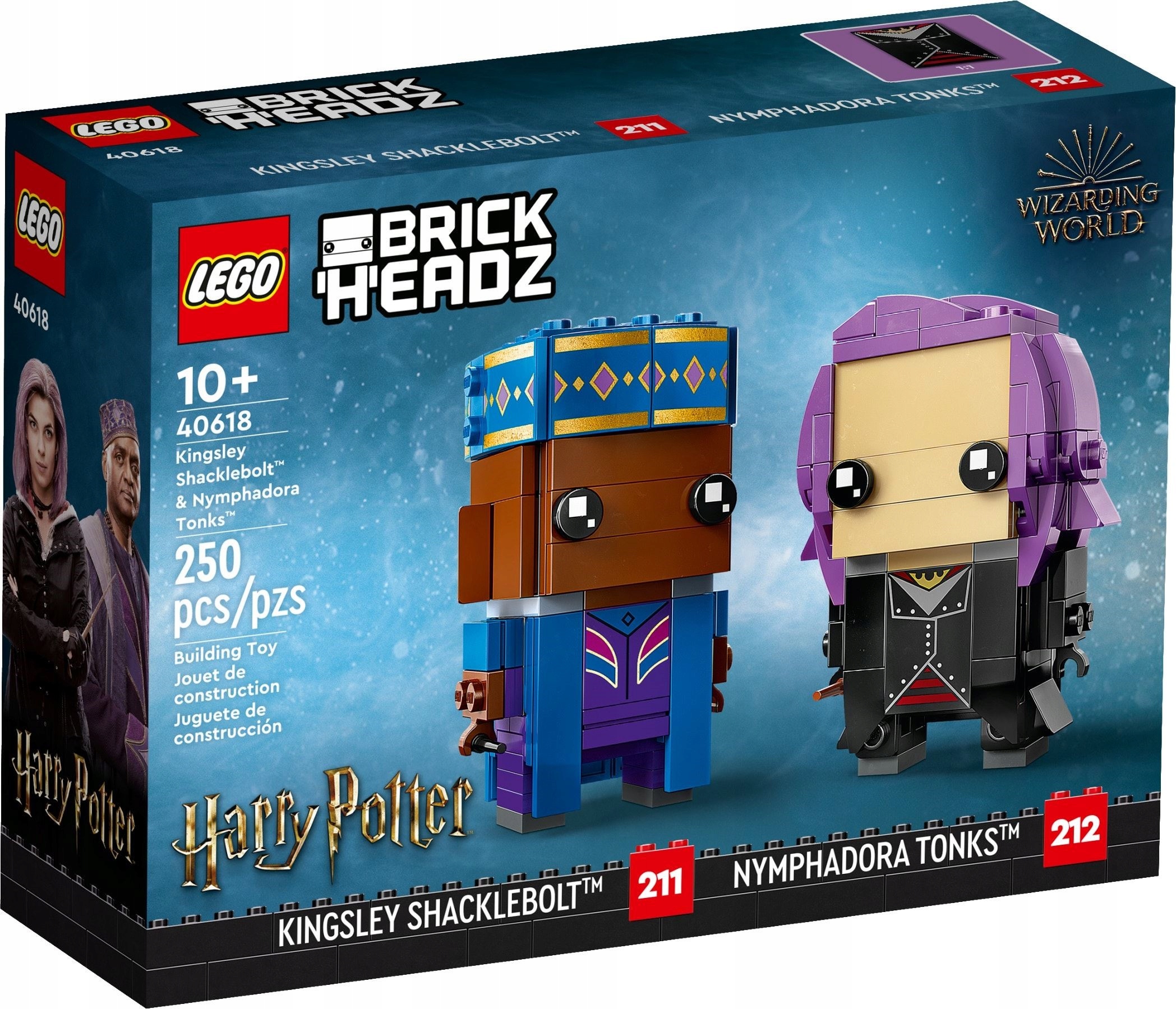 Lego BrickHeadz 40618 Kingsley Shacklebolt a Nimfadora Tonks