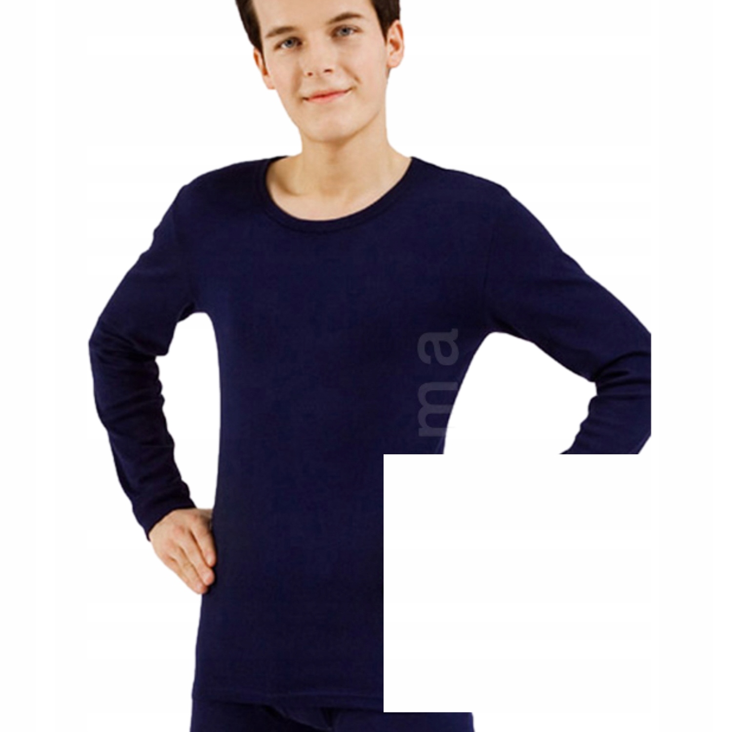 

Wadima koszulka długi rękaw 60202 bawełna biała