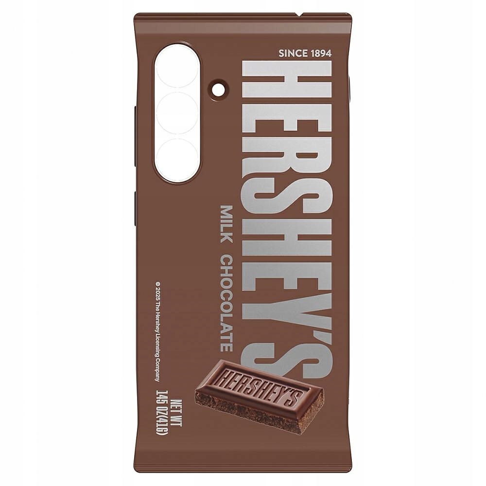 Puzdro Samsung Hershey`s Milk Chocolate Snack pre Galaxy S25, hnedé