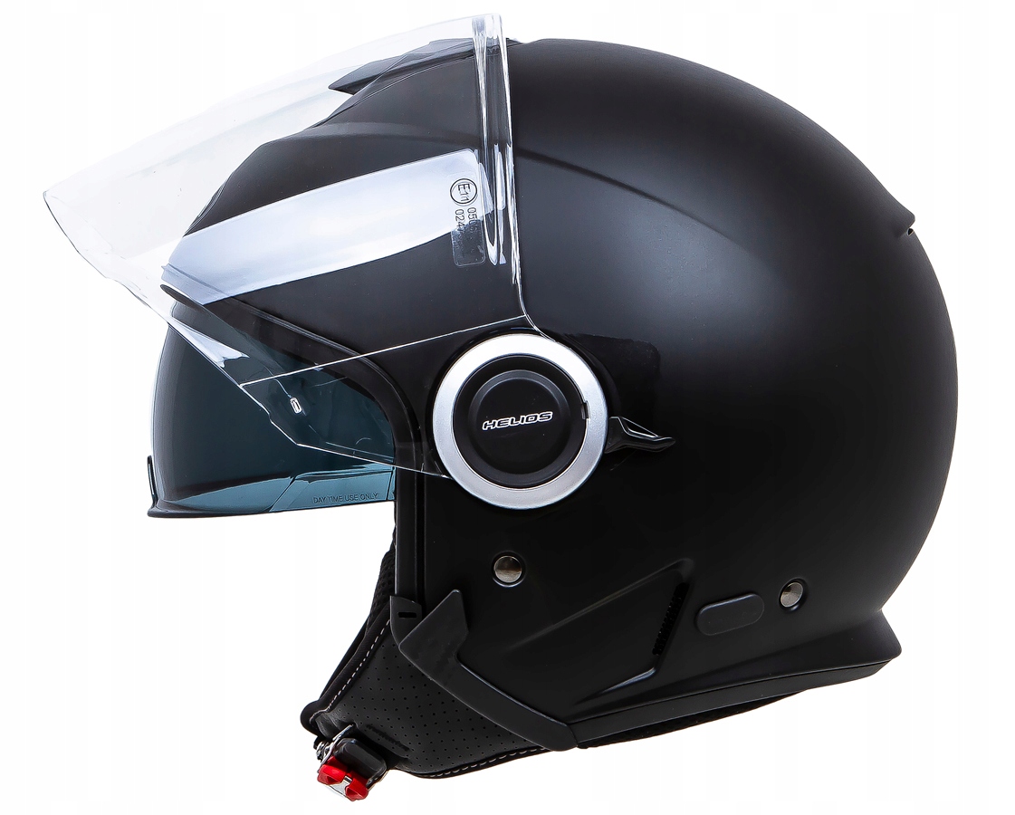 AIROH KASK MOTOYCKLOWY OTWARTY HELIOS BLACK MAT XS Obwód głowy 53-54 cm