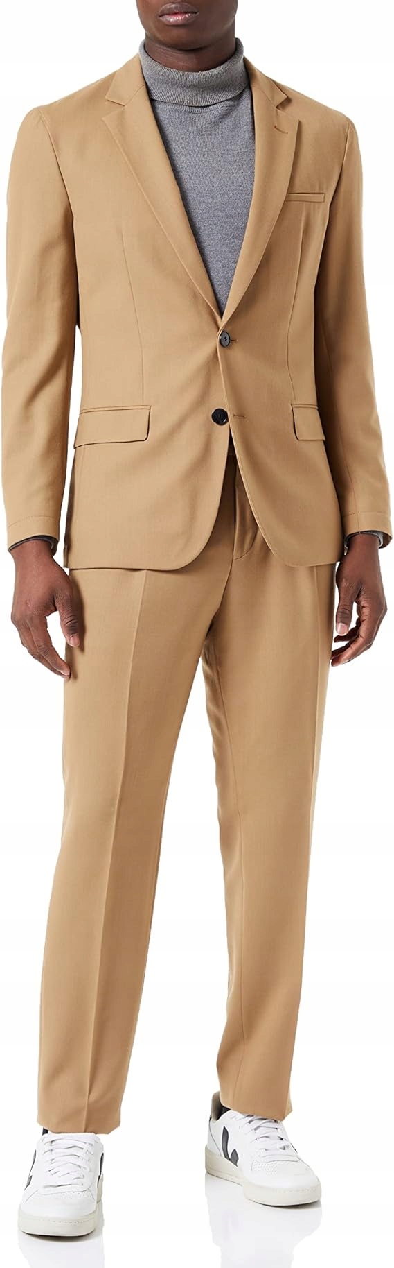 Hugo Pánský Béžový Slim Oblek Se Dvěma Knoflíky 54 Jxc