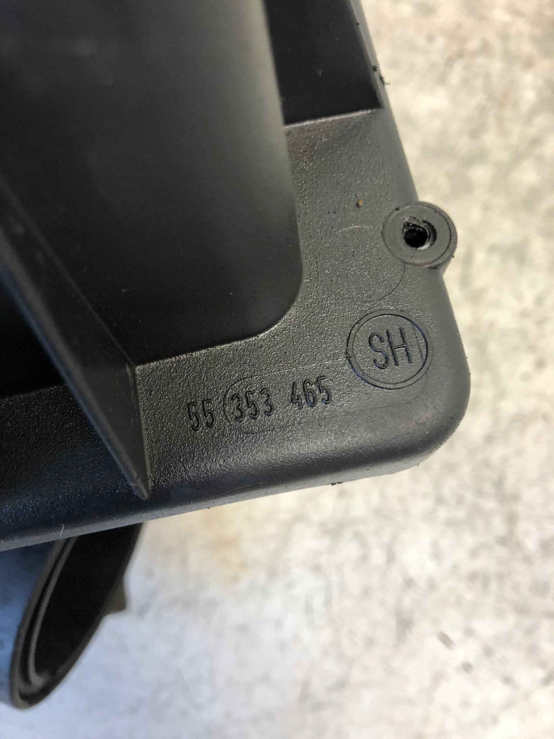 Gehäuse filter luft OPEL ASTRA H 55353465