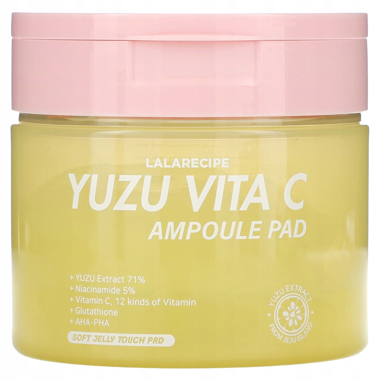 LalaRecipe Yuzu Vita C Ampoule Pad Rozjaśniające płatki z witaminą C 80szt
