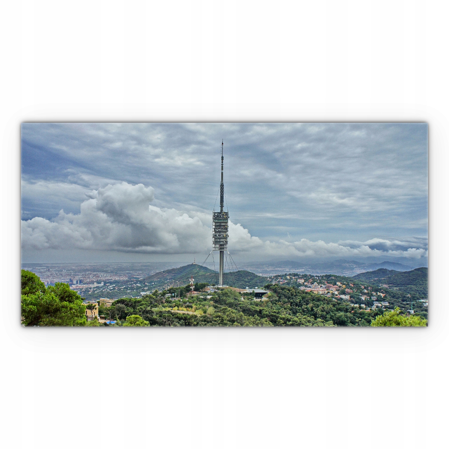 

Canvas na ramie na ścianę 140x70 Wieża Barcelona