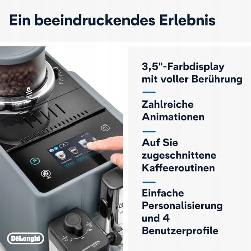 DE'LONGHI Rivelia Ekspres Ciśnieniowy LatteCrema 16 Napojów Kawa Mleko — miniatura 7