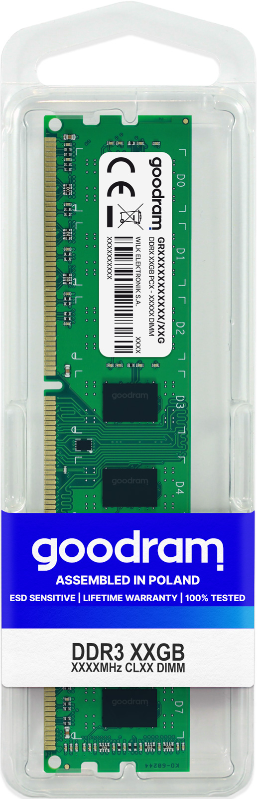 Pamięć Ram Goodram DDR3 8GB 1333MHz 9CL