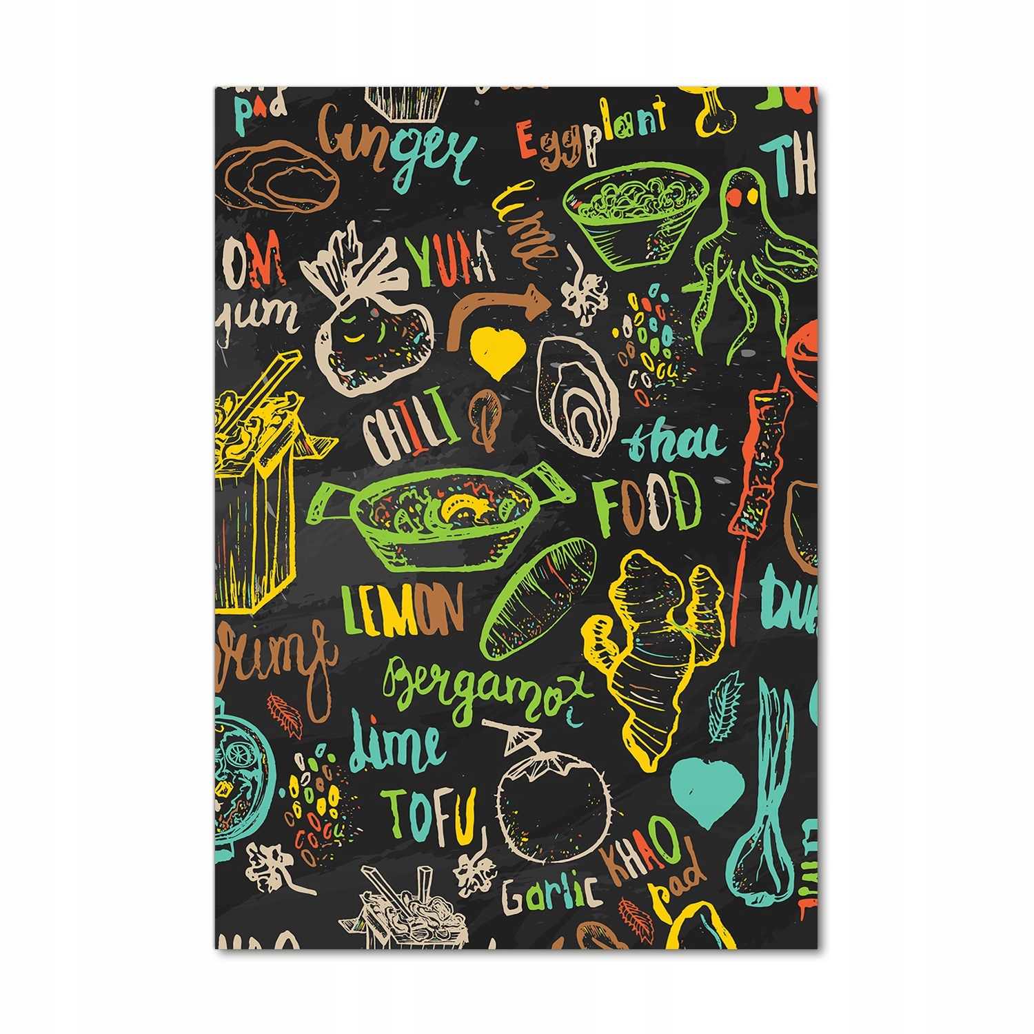 

Foto obraz na szkle pionowy Tajskie potrawy 70x100