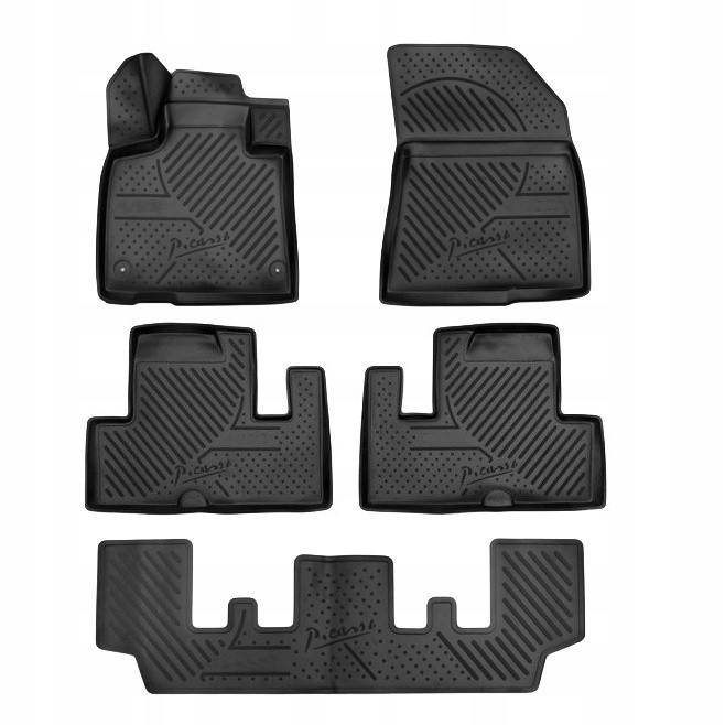 Gumové autokoberce Novline Citroen C4 Grand Picasso 2013-2018 (7 miest)