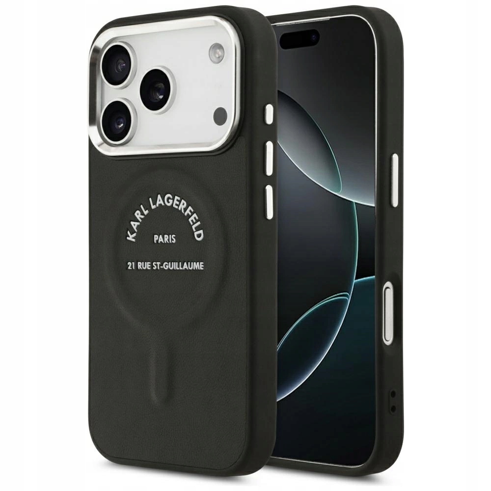 Pouzdro pro iPhone 17 Pro Karl Lagerfeld, černé