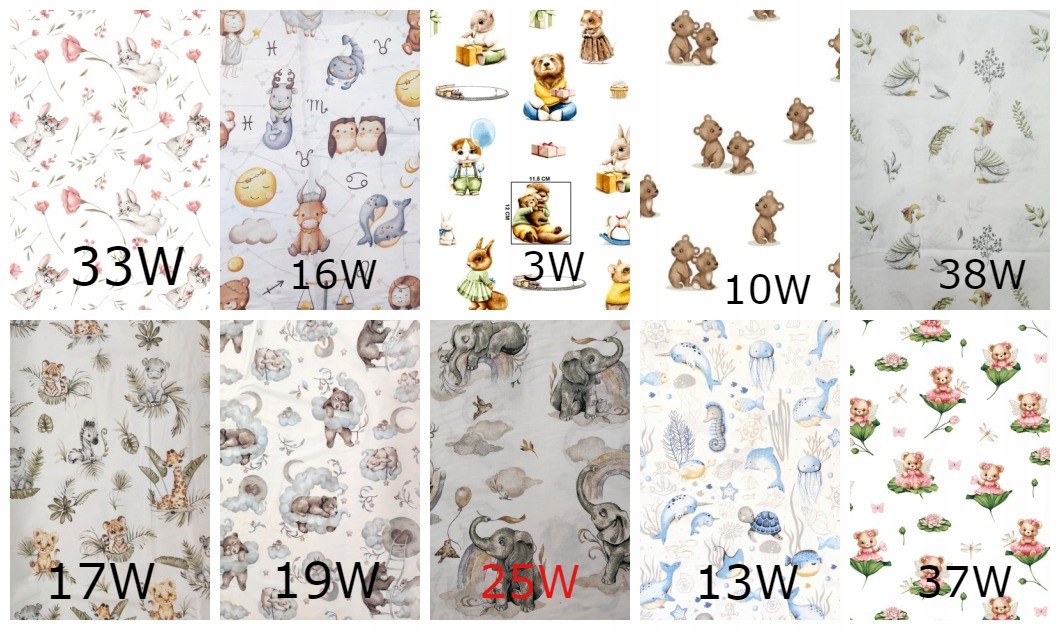 Poszwa na kołdrę 100x120 bawełna wzory Materiał bawełna