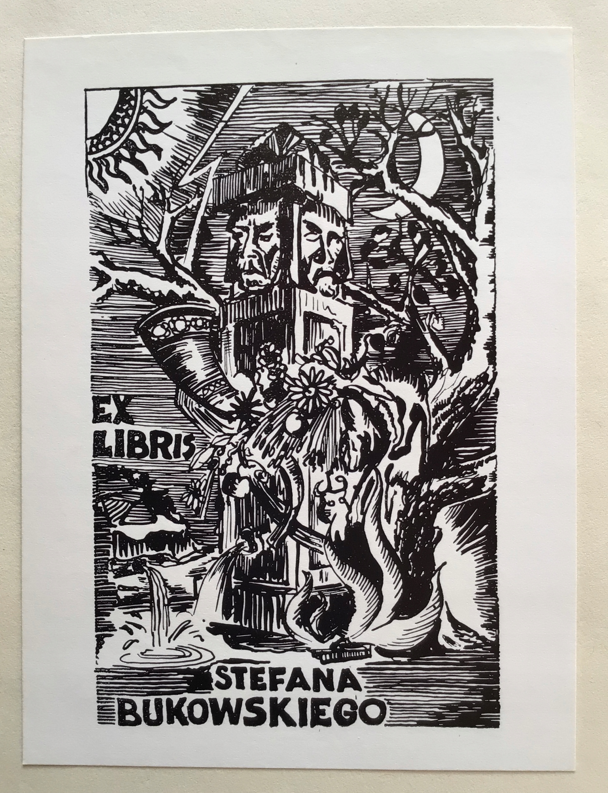 Ex-libris Stefana Bukowskiego