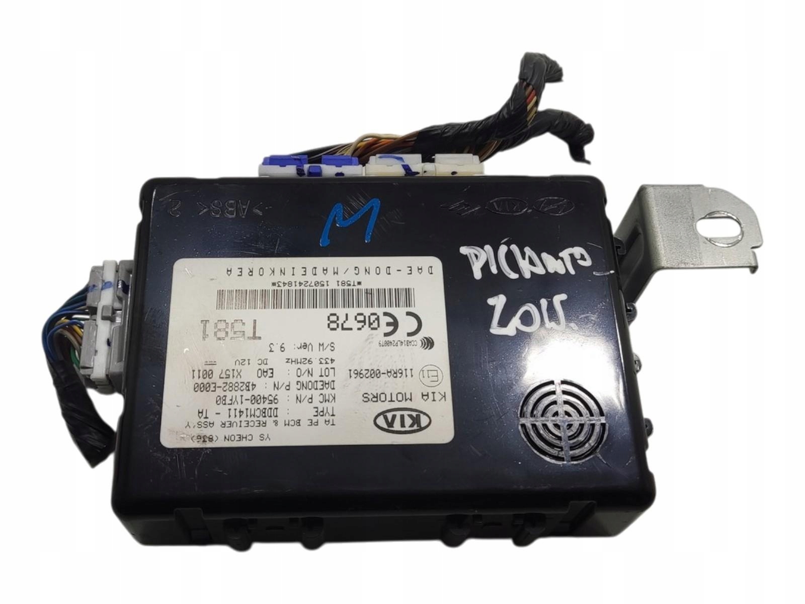 module control unit BCM KIA PICANTO II 2011-2017 95400-1YFB0
