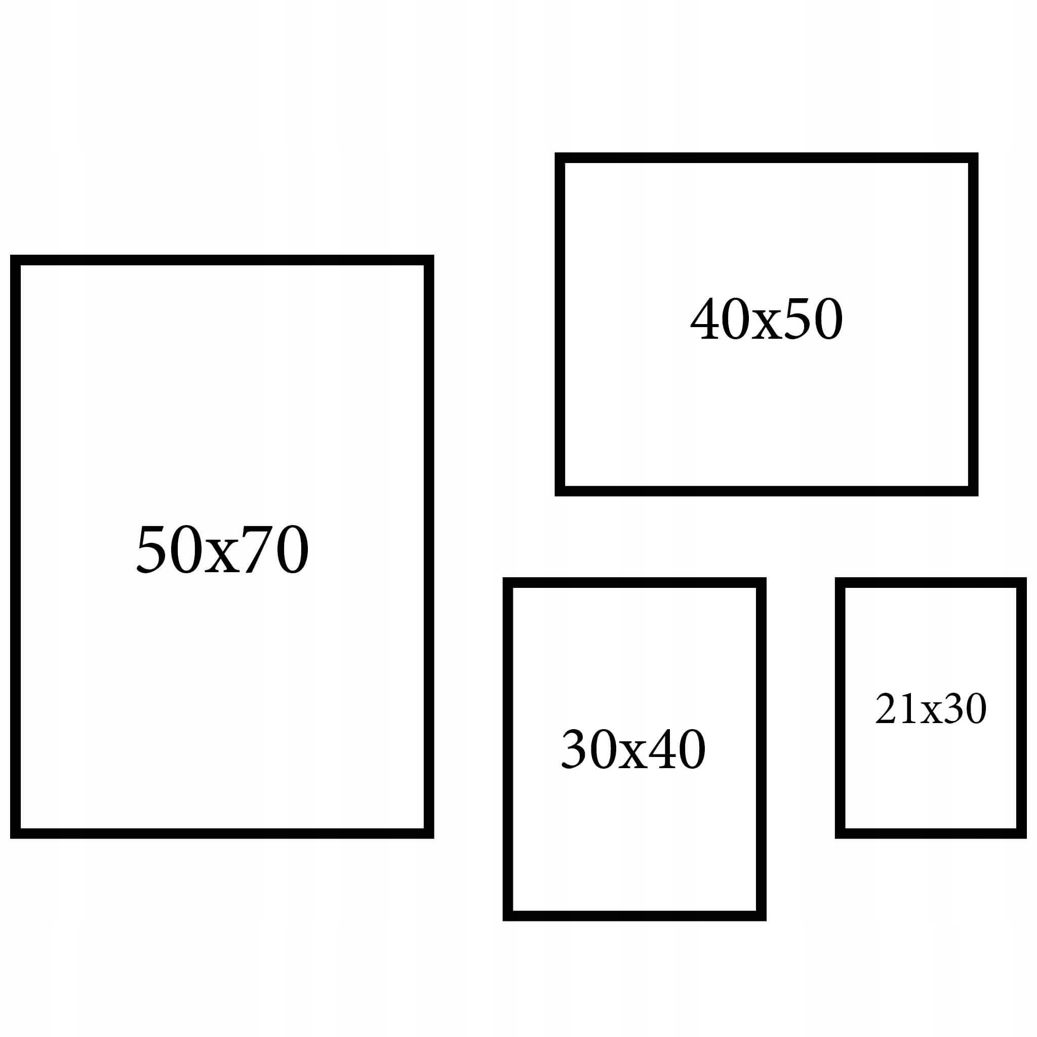 Fotorámečky sada 4ks Rámečky na plakáty