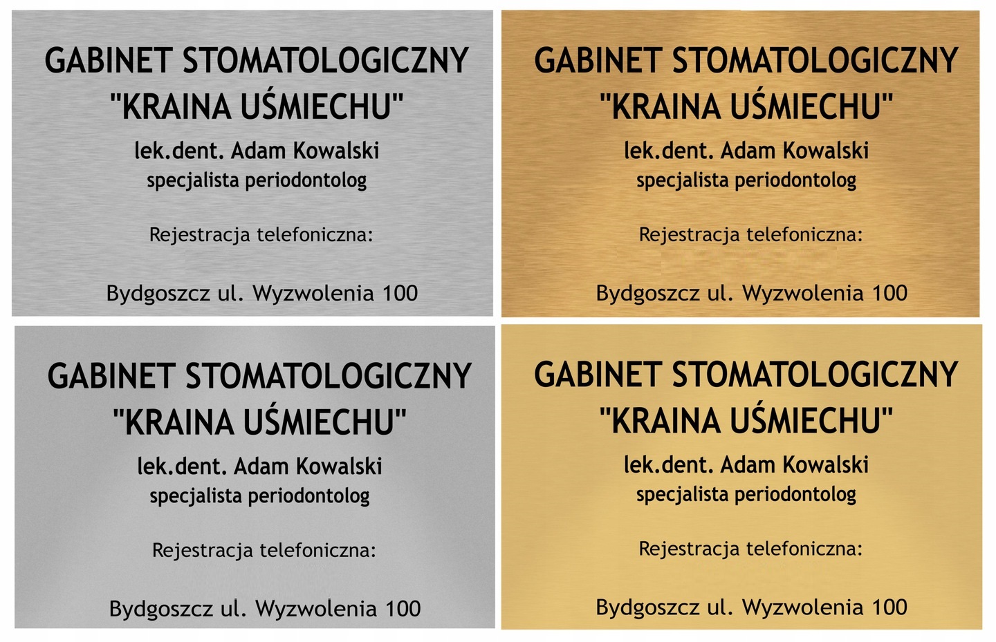 

Tabliczka Dzwi Biuro Alumin Na Wymiar Nadruk CM2