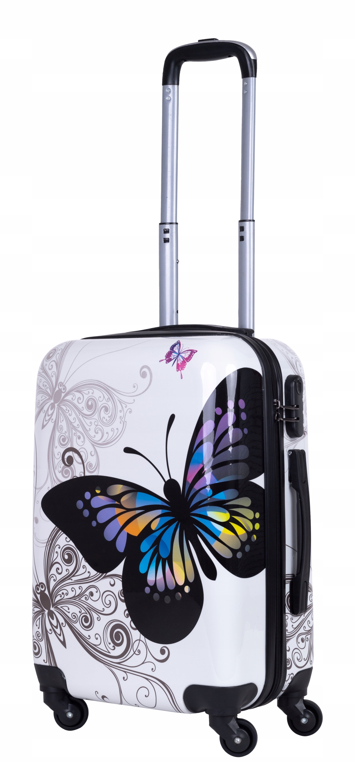 Mała Walizka Kabinowa Podróżna 30L 4 Koła Policarbon Bagia Walizki