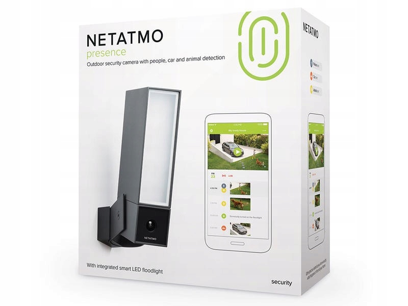 Zewnętrzna kamera NETATMO SMART OUTDOOR CAMERA Rozdzielczość 2 Mpx