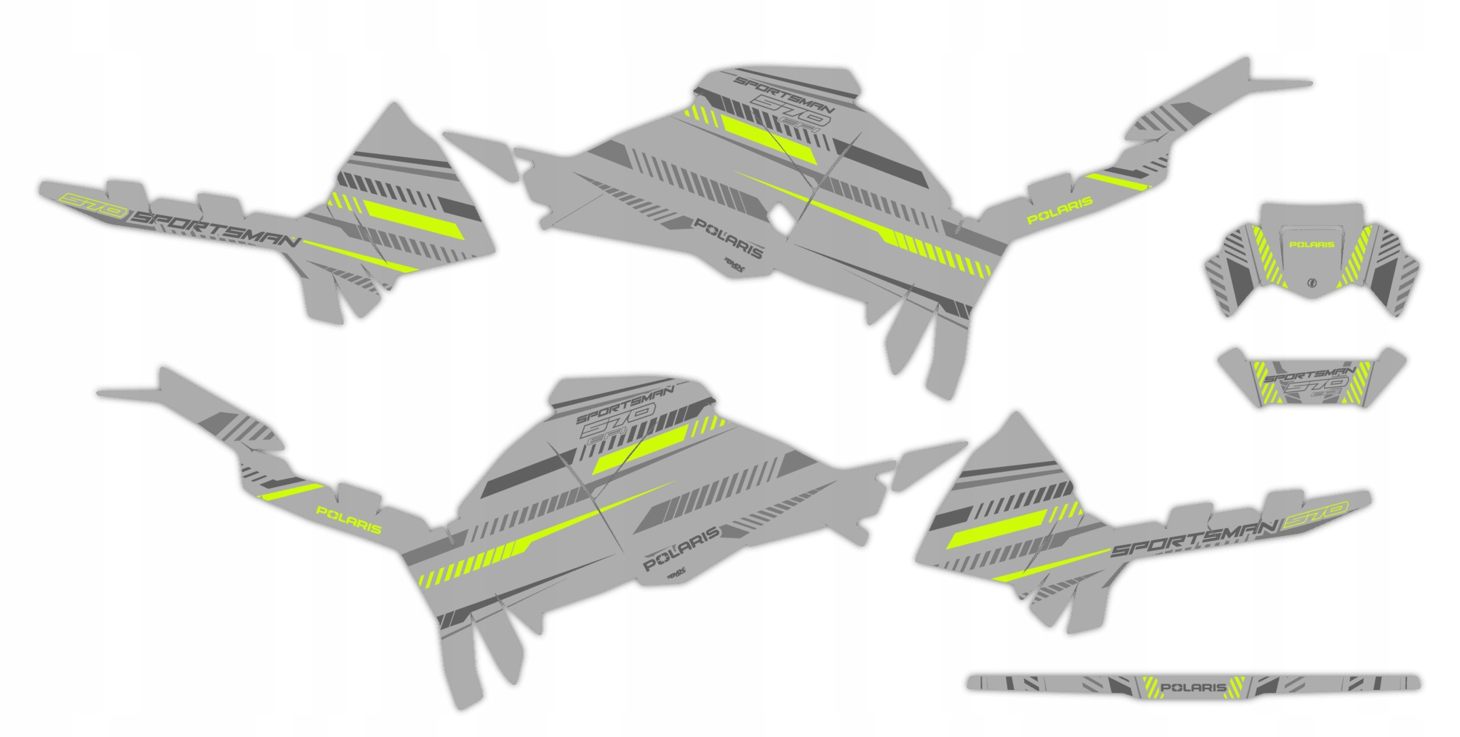 Dýha Samolepky Polaris Sportsman 570 2021+ #6613598