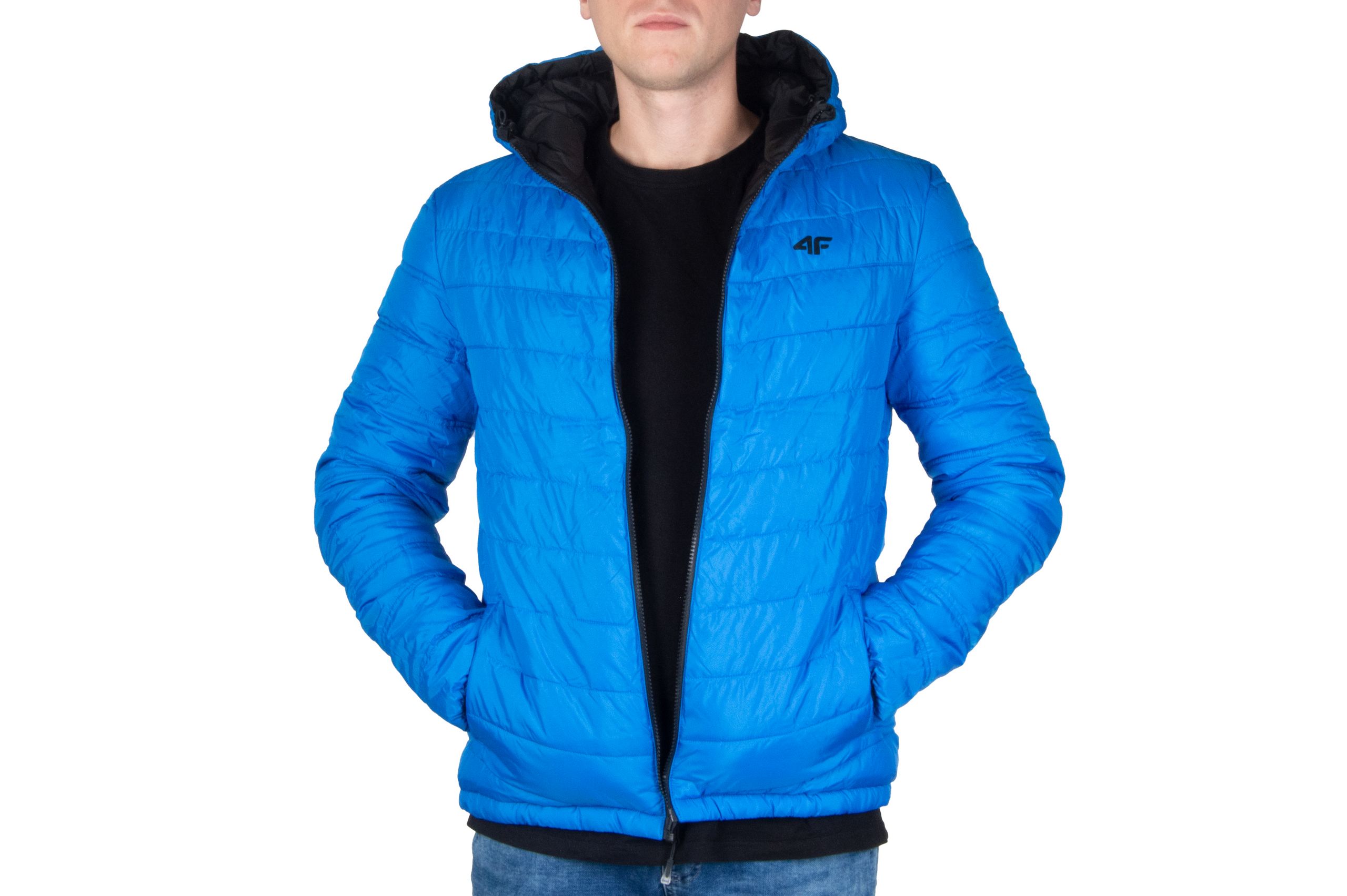 KURTKA 4F MĘSKA ZIMOWA DWUSTRONNA R. XL Wypełnienie syntetyczne