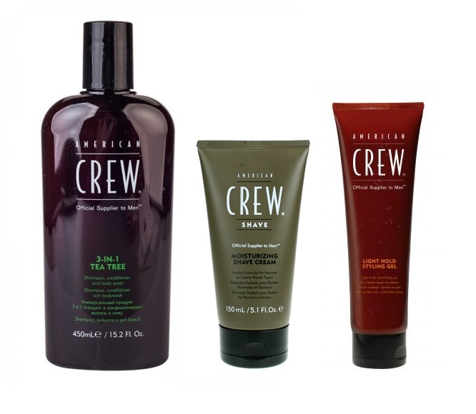 American Crew gel 450ml pěna na holení 150 Ml stylingový gel 250ml