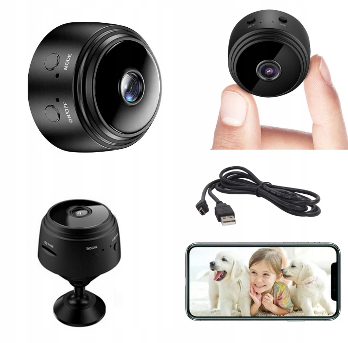 

Ukryta Kamera Szpiegowska Mini Wifi Hd Detekcja 2