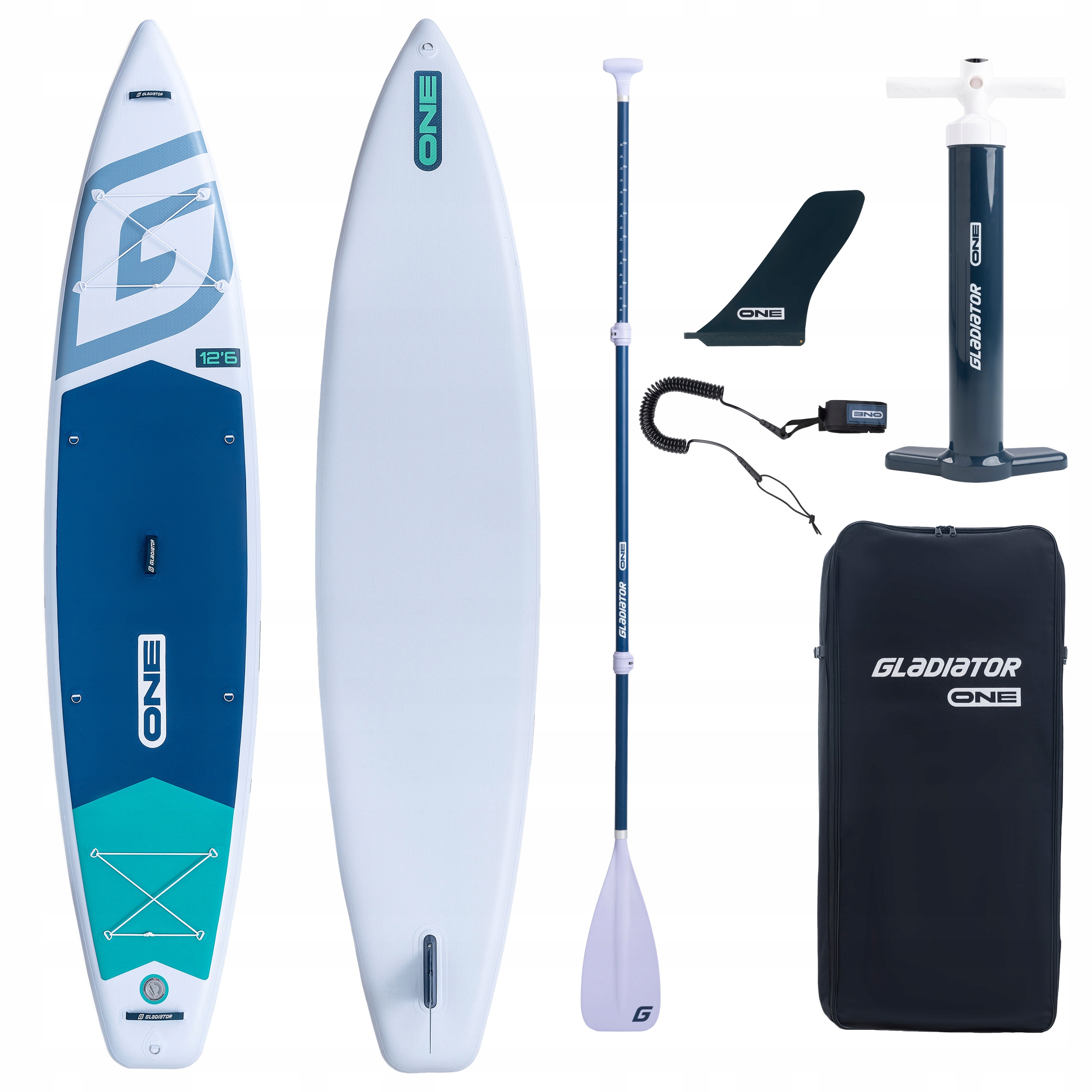 Deska Sup Pompowana Gladiator One 12'6 Touring White 2026