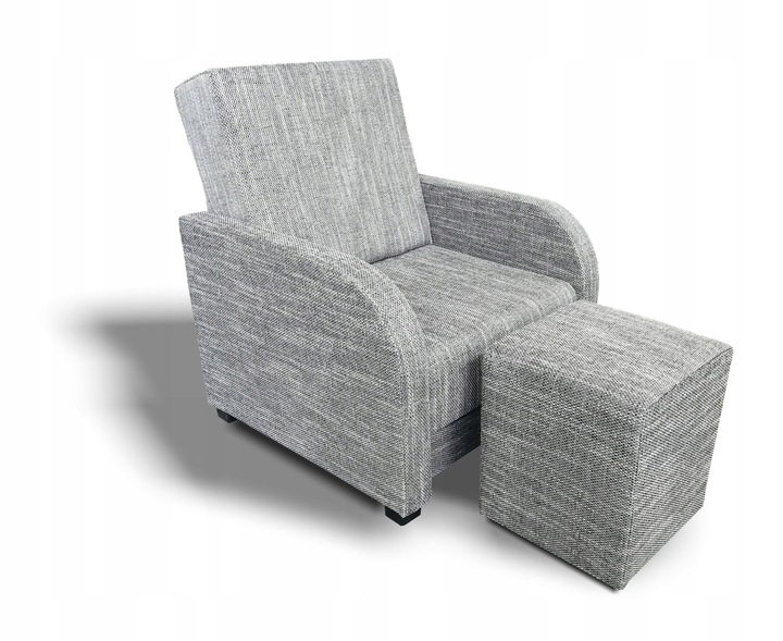 Fotel MARCIN beż 11 super tkanina WR do salonu na kółkach wysokie oparcie Marka Platan Sofa