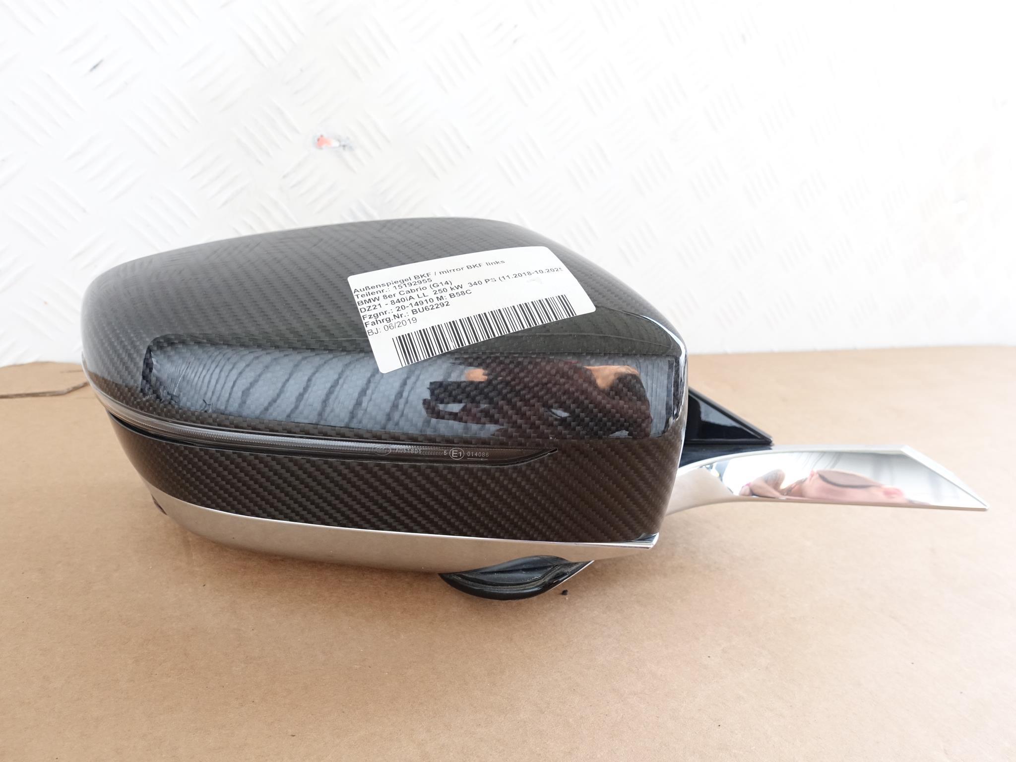 BMW 8 G14 G15 G16 mirror right CARBON 9PIN
