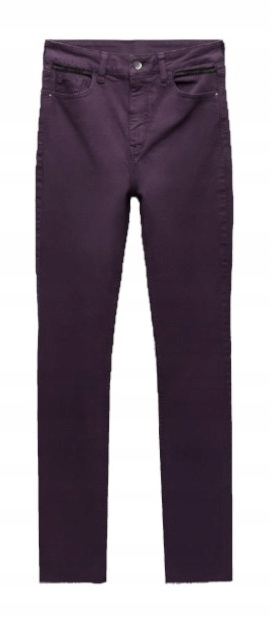 Dámské Kalhoty Morgan 232 Pfrash Fialové Slim Rurki vel. 40