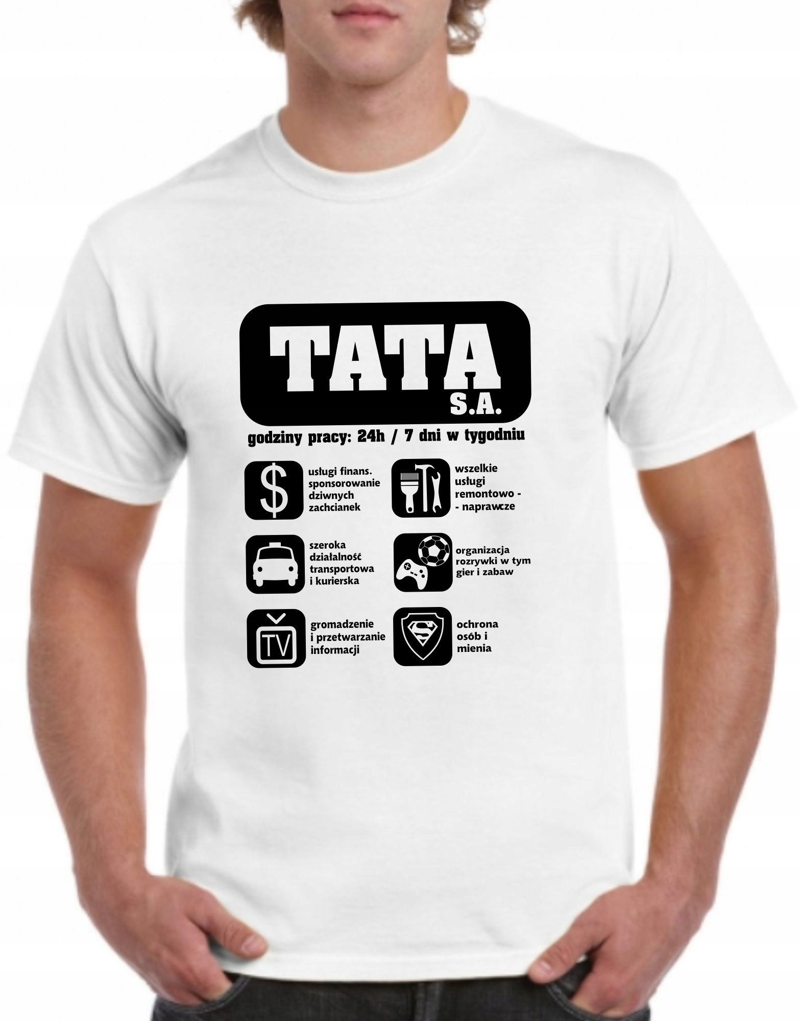 

Koszulka T-shirt Dzień Ojca Taty Tata S.a.