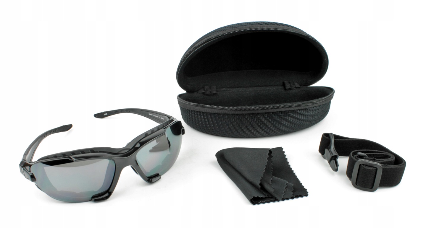 

Okulary Motocyklowe Gogle Przyciemniane Uv Etui