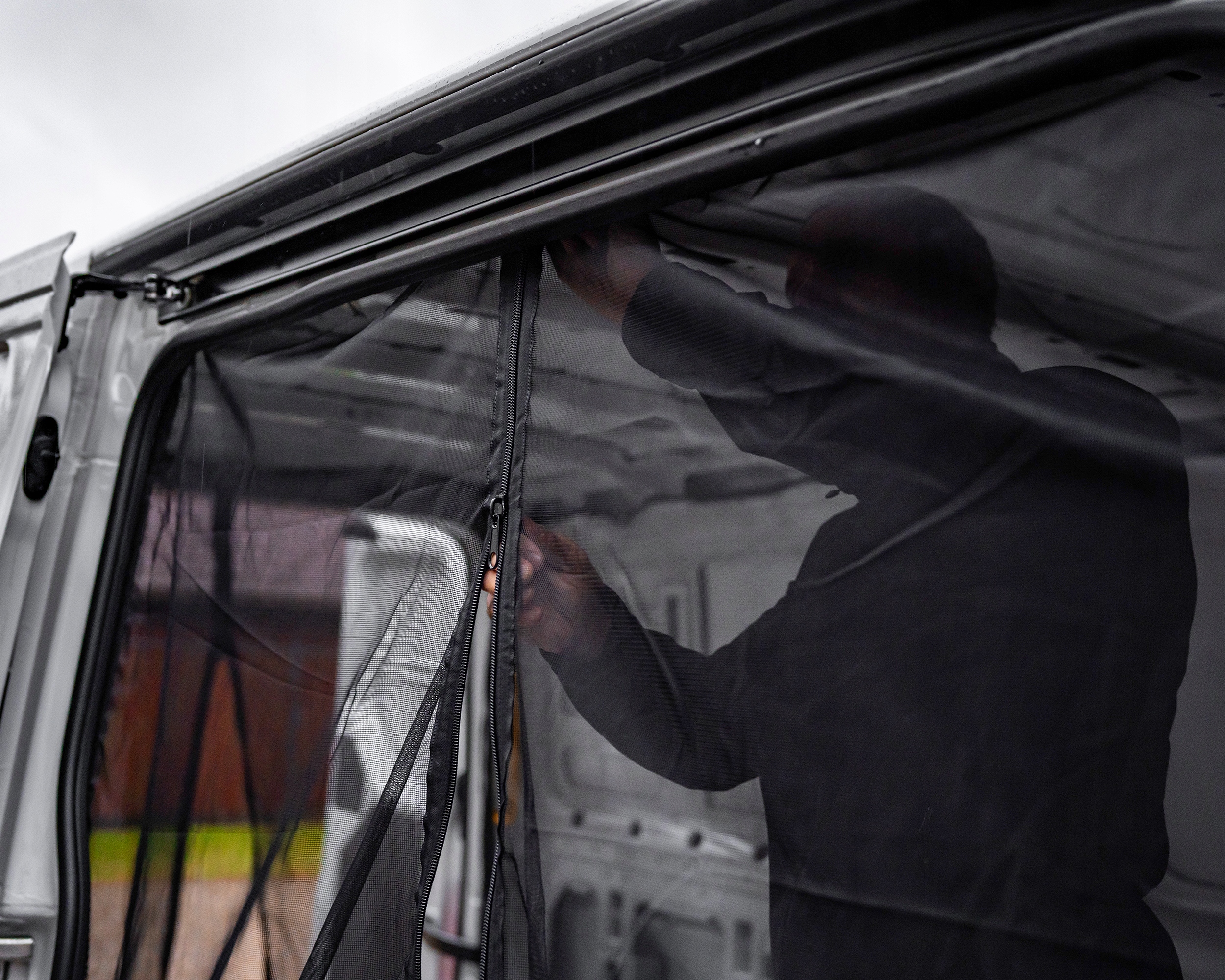 Moskitiera drzwi bocznych suwanych prawych do CITROEN DISPATCH 2017- Stan opakowania oryginalne