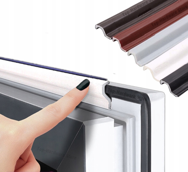 USZCZELKA OKIENNA WIATROSZCZELNA ANTYPRZECIĄGOWA WYCISZAJĄCA DO OKIEN SZYB