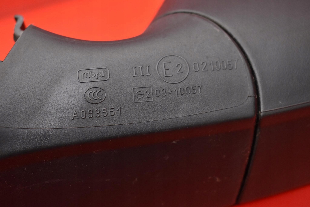 mirror right LY3D manually EU A093551 SKODA CITIGO 11-17
