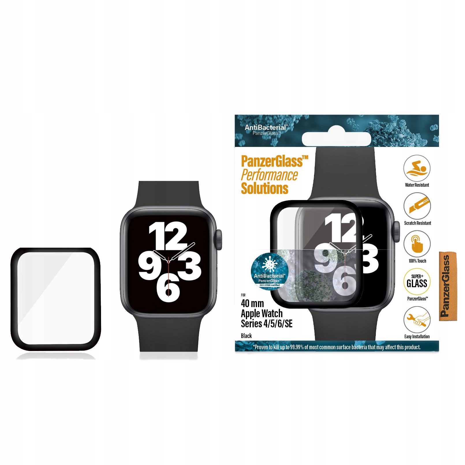 

Szkło PanzerGlass do Apple Watch Se/ 6/ 5/ 4, 40mm