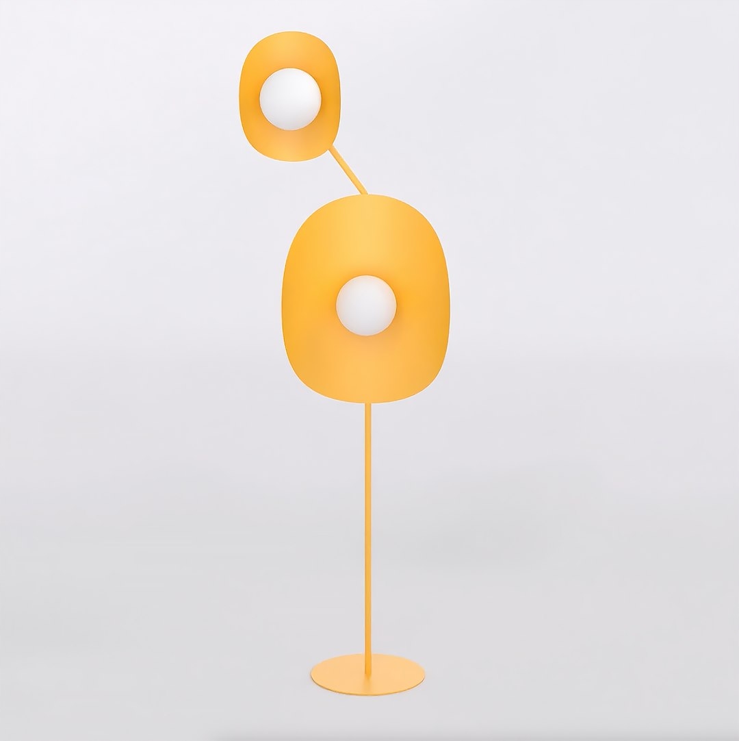 Lampa podłogowa nowoczesna DELULU LP2 ORANGE 1602/LP2 - Emibig