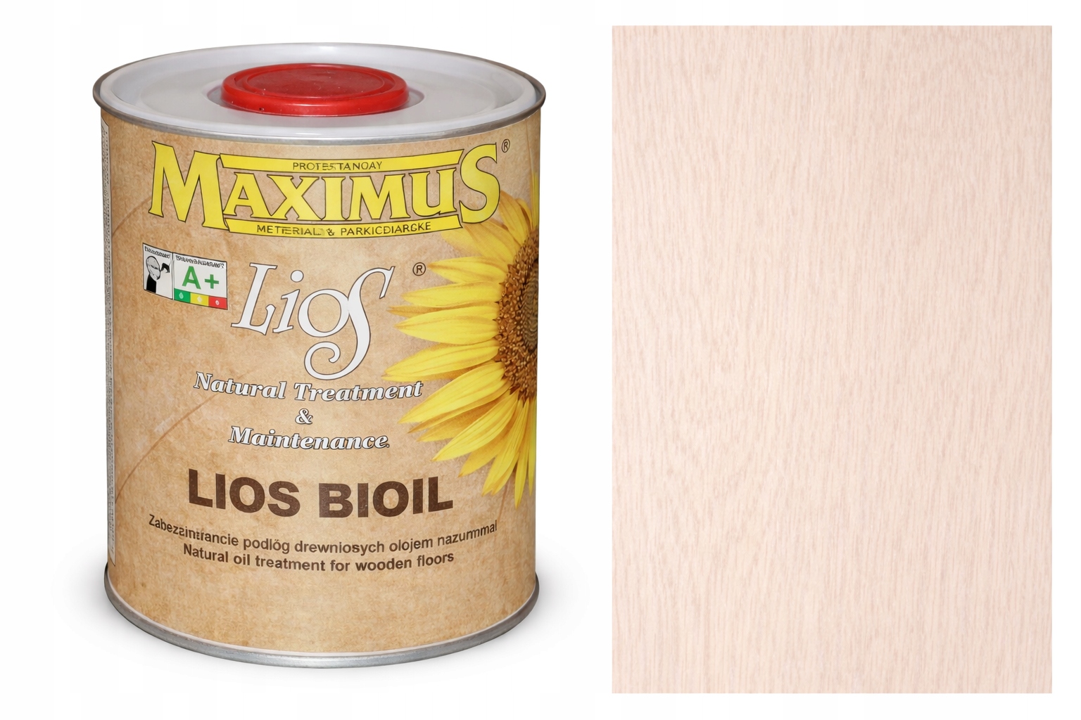Maximus Lios Bioil Bianco Bílý 1L barvicí olej na dřevo