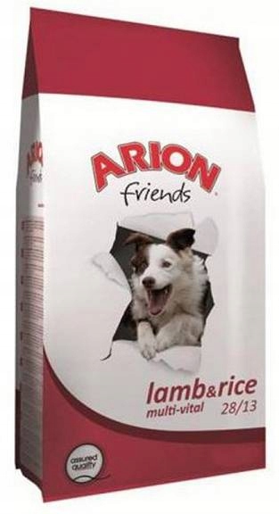 Arion Friends Multivital Lamb Rice Jagnięcina 15kg