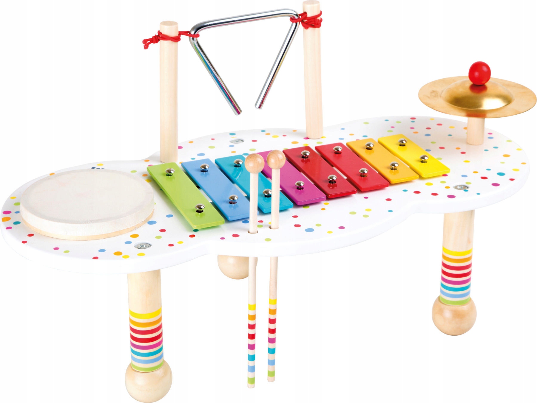 

Drewniany Stolik Muzyczny Instrumenty Cymbałki