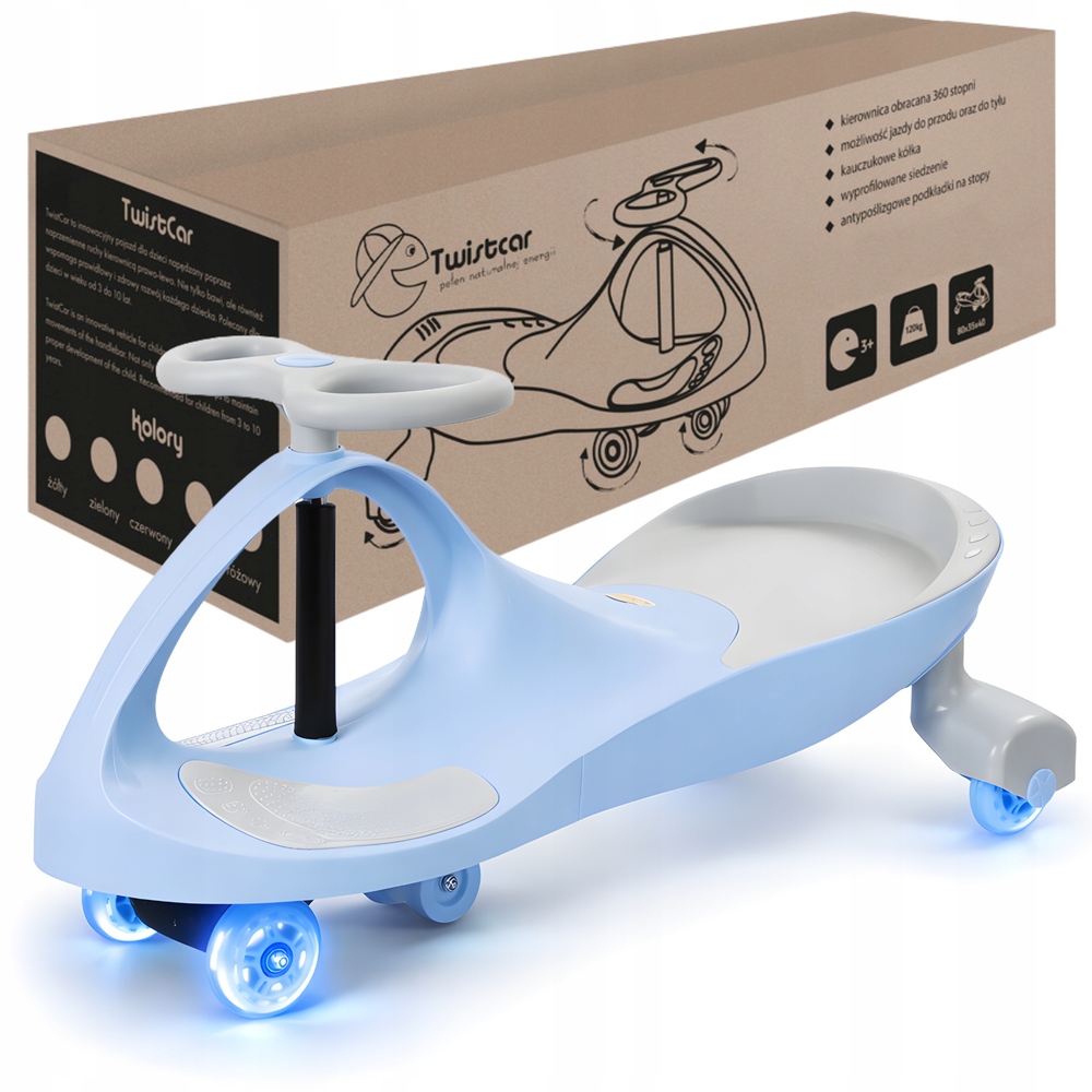 Twistcar Jeździk Grawitacyjny Pojazd Dla Dzieci Kółka Led
