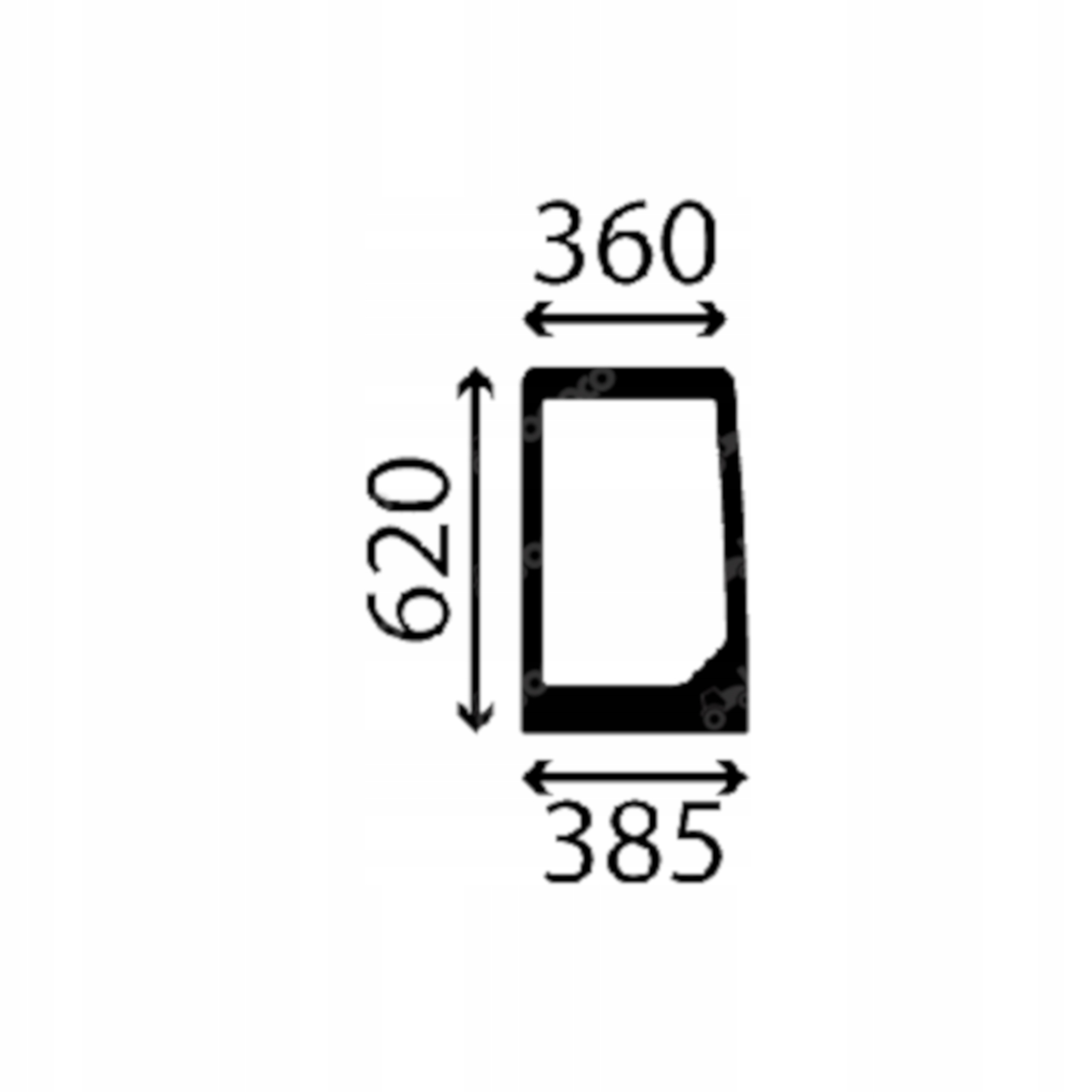 Volvo sklo boční levé 14570956 (4072)