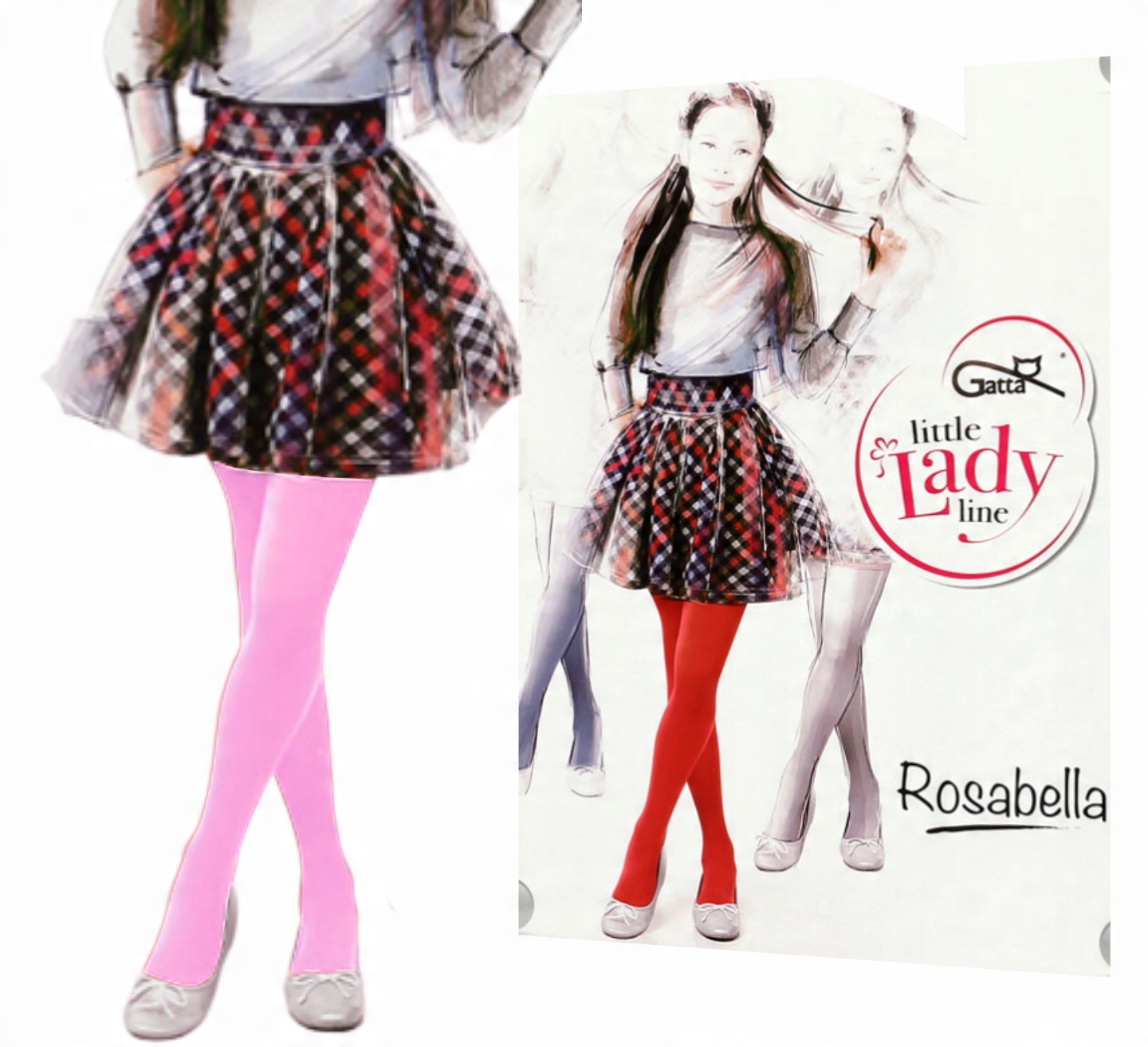 

Rajstopy dziecięce Gatta Rosabella 92/98 pink