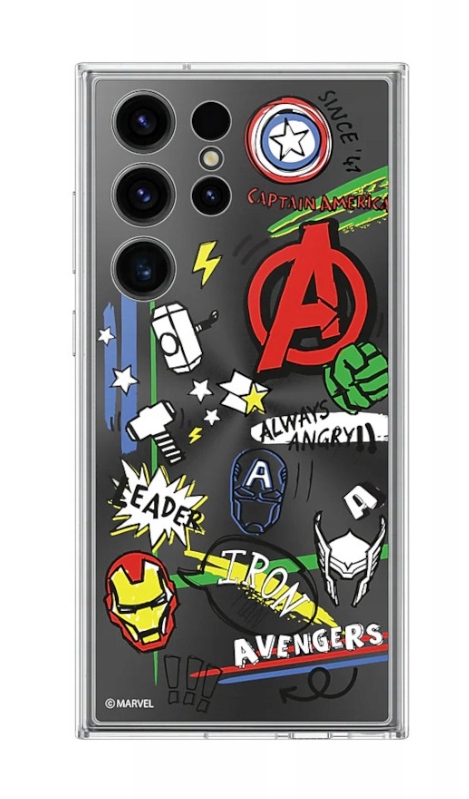 Panel tylny do etui Frame Case do Galaxy S23 Ultra - Marvel Doodle