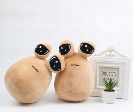 MÓJ ZWIERZAK KOSMITA POU SŁODKA ZABAWKA MIĘKKA MASKOTKA PLUSZAK 22cm Marka inna