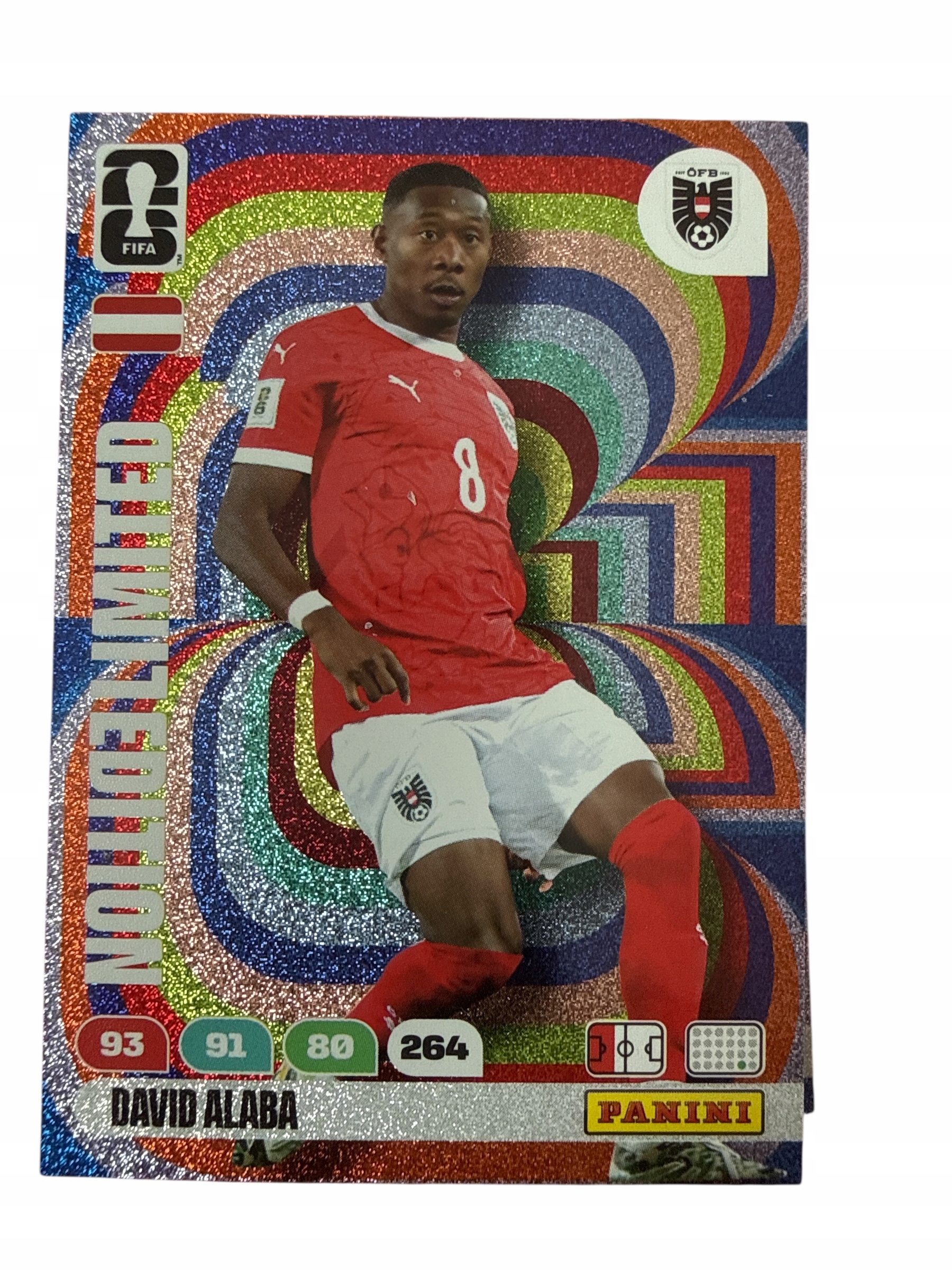 Fifa World Cup America 2026 Panini Limited Alaba