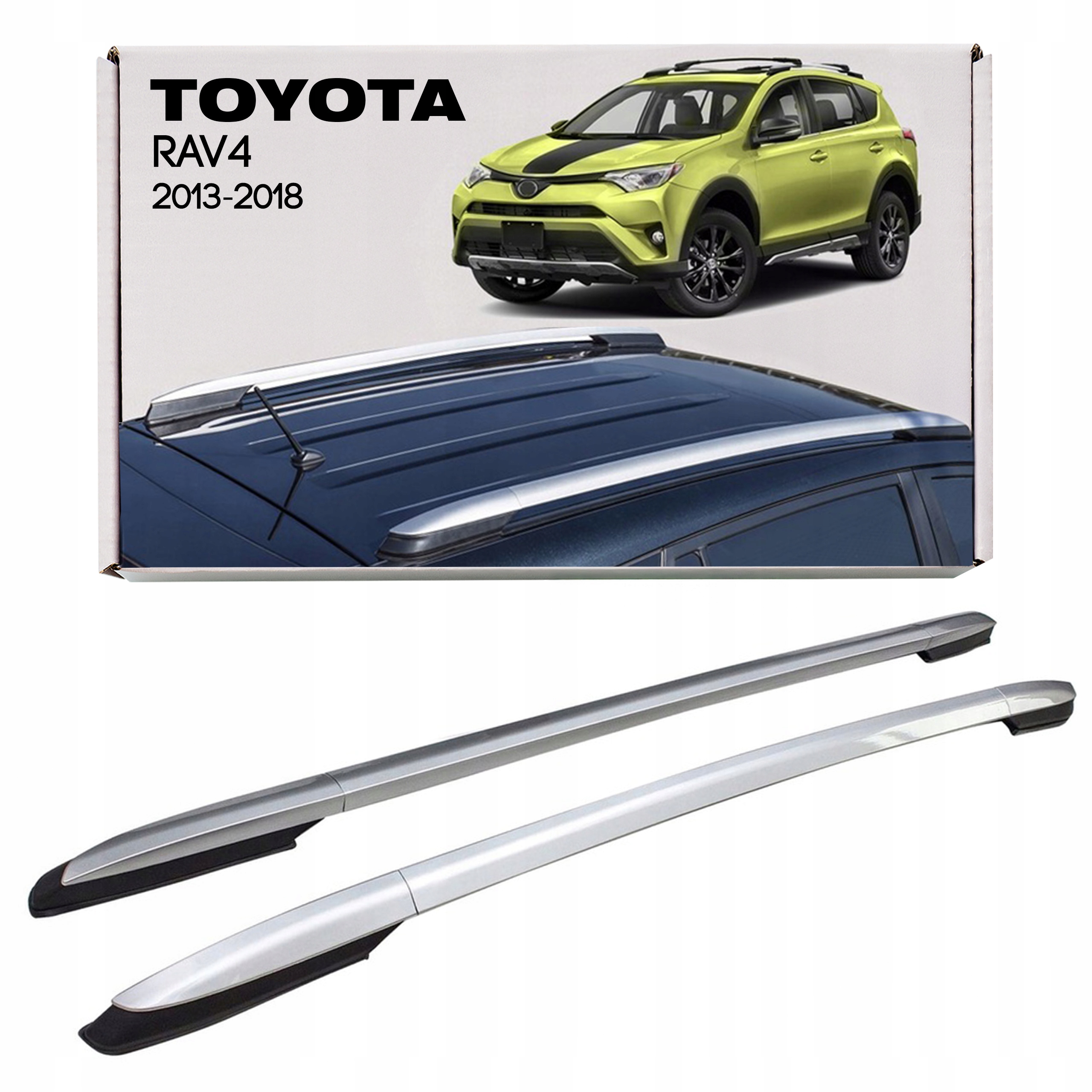 Toyota RAV4 IV XA40 2013-2018 Střešní Relingy Stříbrné Oem PT27842131