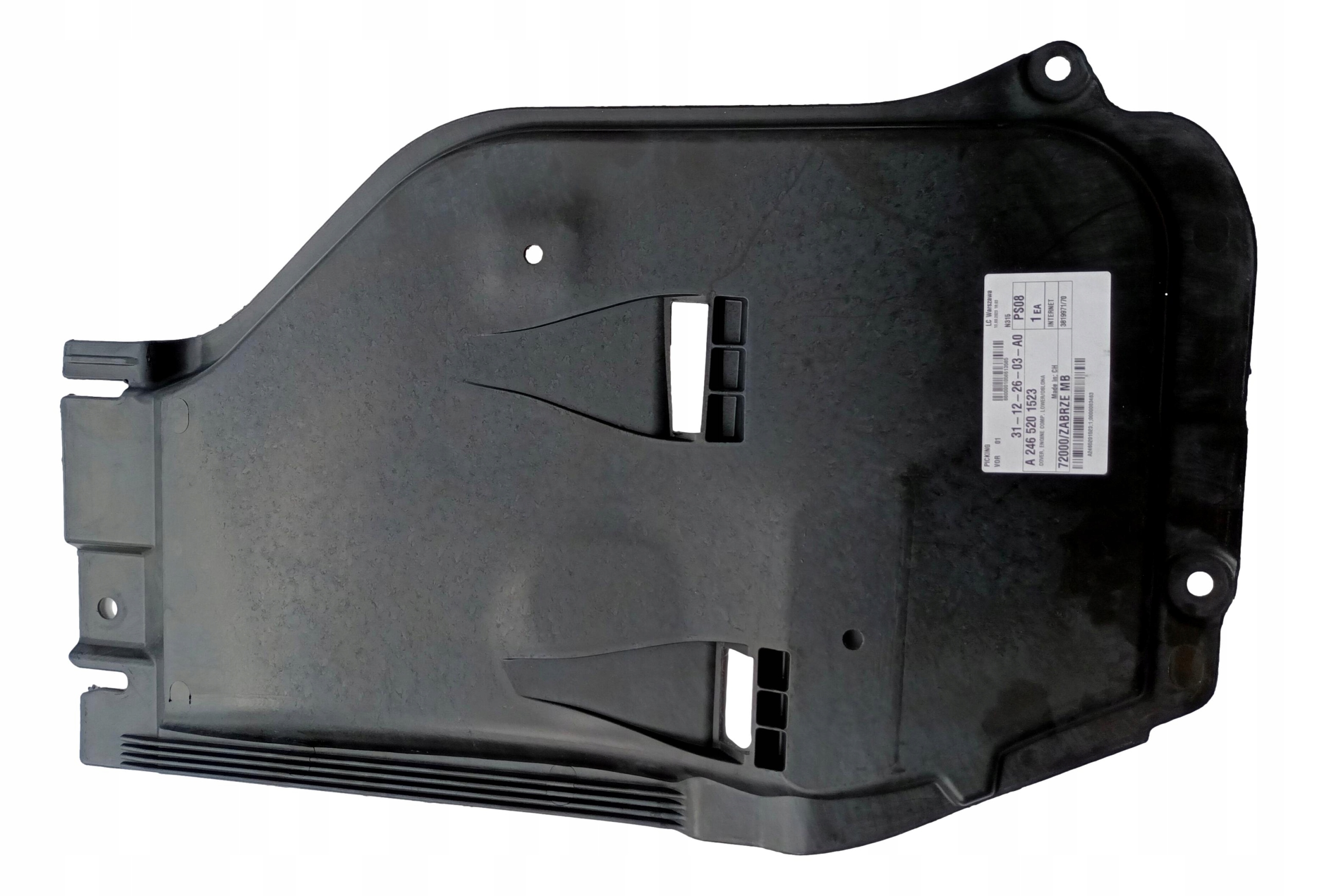 MERCEDES CLA GLA A-KLASA B-KLASA Oslona silnika OE